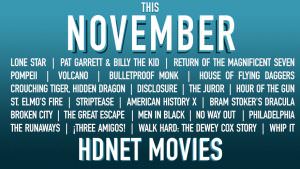 HDNet movies in November